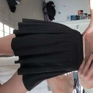 Dark charcoal skater skirt